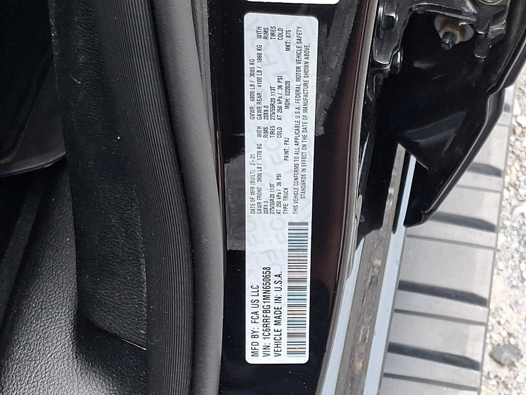 2021 RAM 1500 Big Horn Quad Cab 4x4 6'4" Box