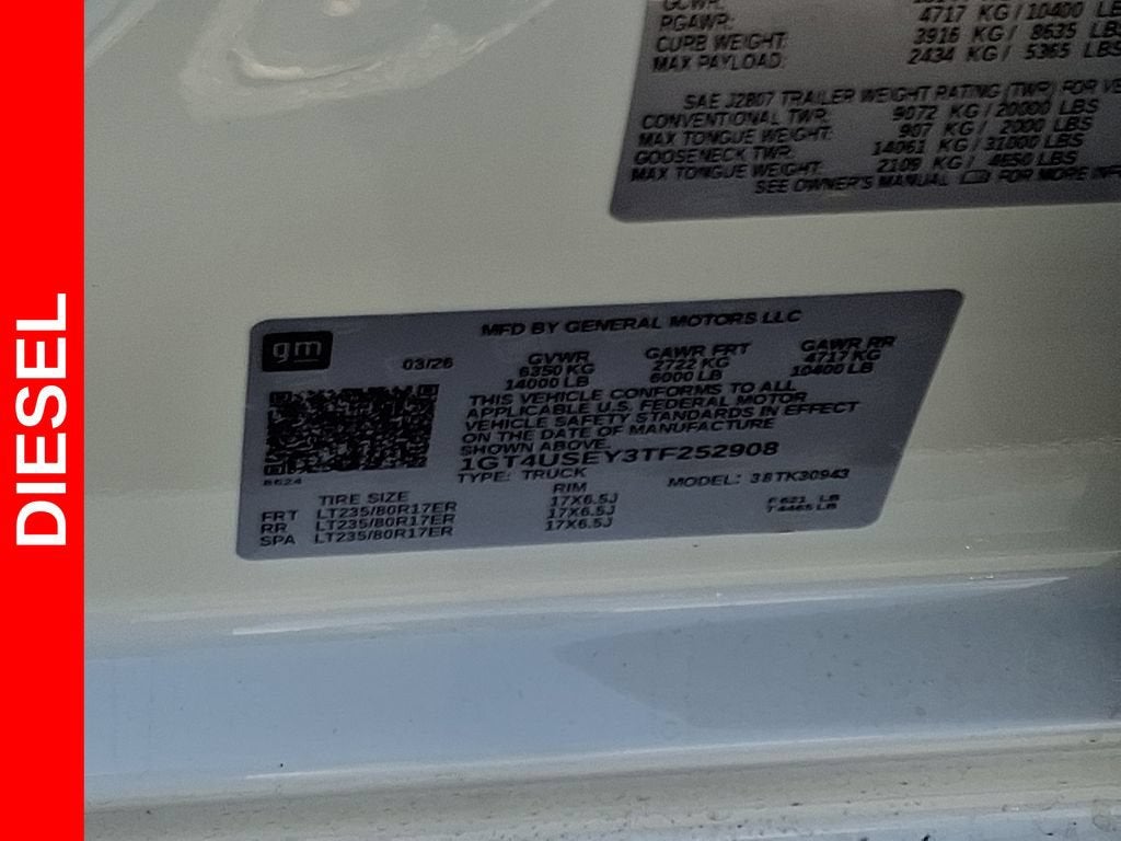 2026 GMC Sierra 3500 HD Pro DRW