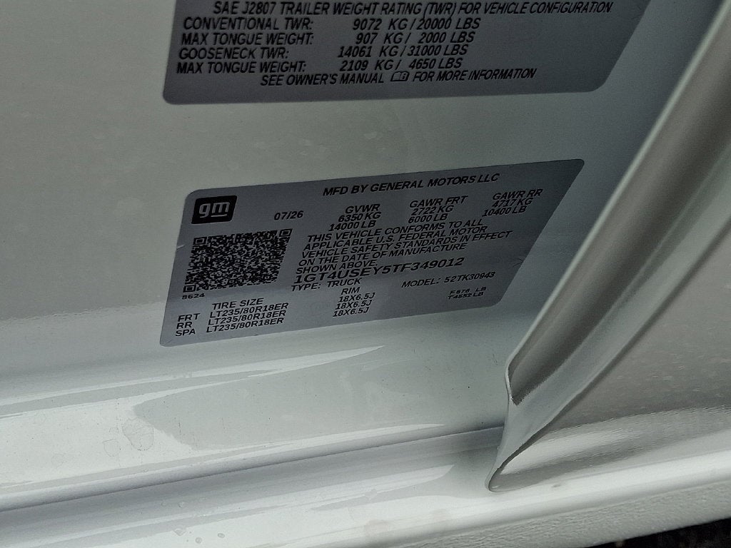 2026 GMC Sierra 3500 HD Pro DRW