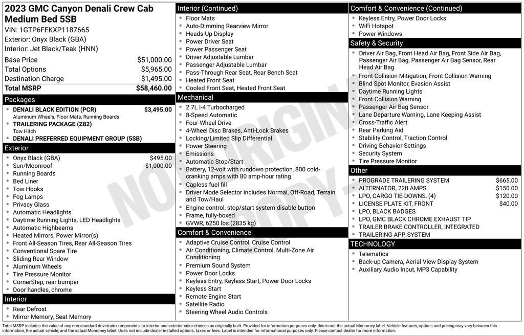 2023 GMC Canyon Denali