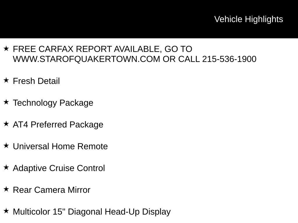 2023 GMC Sierra 1500 AT4