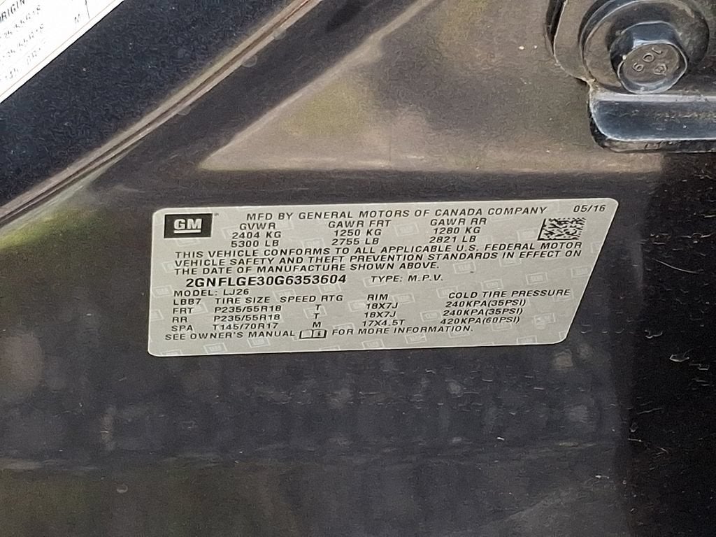 2016 Chevrolet Equinox LTZ
