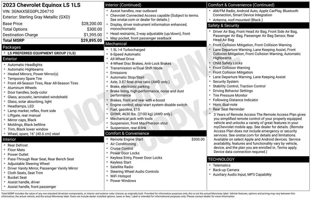 2023 Chevrolet Equinox LS