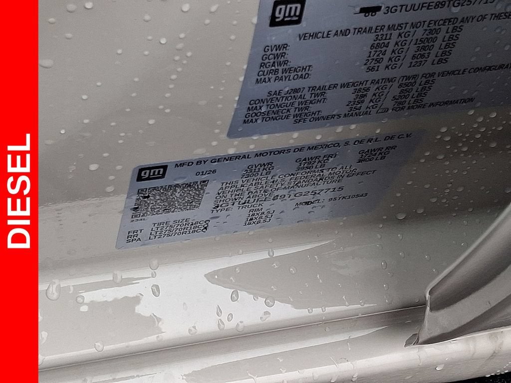 2026 GMC Sierra 1500 AT4X