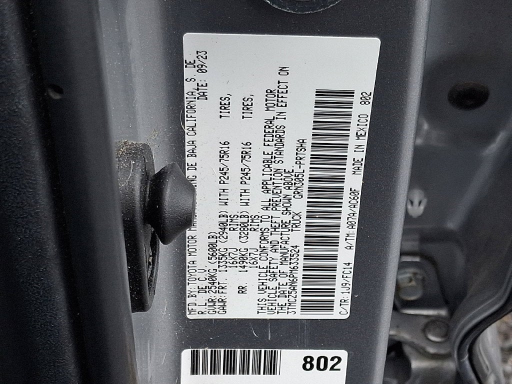 2023 Toyota Tacoma SR5 V6