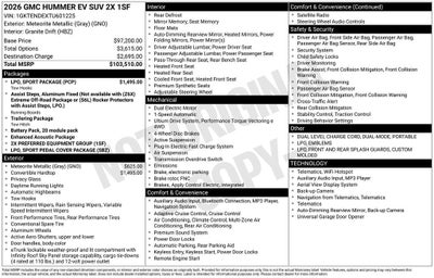 2026 GMC HUMMER EV SUV 2X