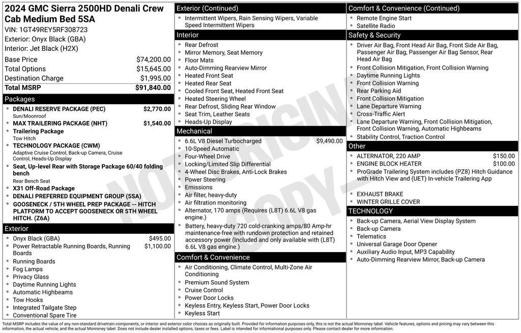 2024 GMC Sierra 2500 HD Denali