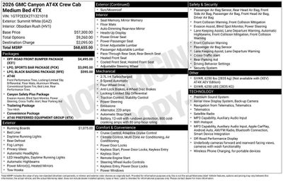 2026 GMC Canyon AT4X