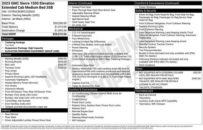 2023 GMC Sierra 1500 Elevation