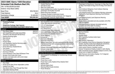 2023 GMC Sierra 1500 Elevation