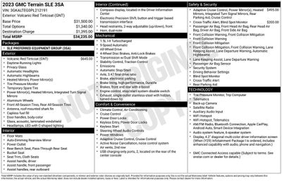 2023 GMC Terrain SLE