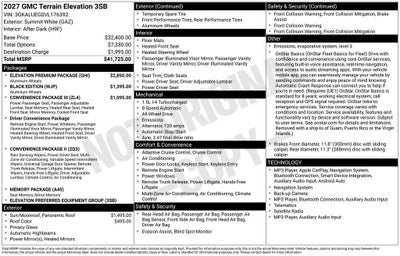 2027 GMC Terrain Elevation
